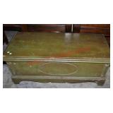 Painted Cedar Chest