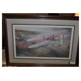 Framed Keith Ferris Wright Brothers Lithograph Framed Keith Ferris Wright Brothers Lithograph
