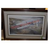 Framed Keith Ferris Wright Brothers Lithograph