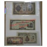 A Century of Japanese Money 4 pcs