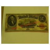 1917 Jefferson $2 Red Seal Bill 1917 Jefferson $2 Red Seal Bill