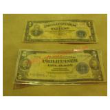 $1 & $5 Victory Philippine Pesos $1 & $5 Victory Philippine Pesos