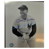 Mickey Mantle Autographed Portrait