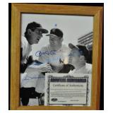 Mickey Mantle & Billy Martin Autographed Portrait