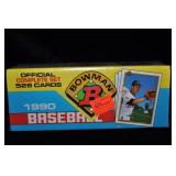 Bowman 1990 Complete Set Of 528 Baseball Cards Bowman 1990 Complete Set Of 528 Baseball Cards