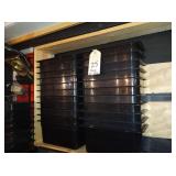 LOT OF 22 PLASTIC BINS