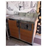 2 DOOR CABINET 36" X 29-1/2" X 36" TALL