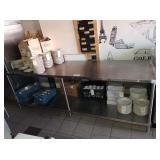 SS TABLE 108" X 30" X 36" TALL