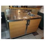 CABINET WITH SINK & 2 DOORS 48" X 29" X 36" TALL