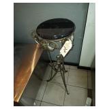 MARBLE TOP PEDESTAL ROUND TOP 36" TALL