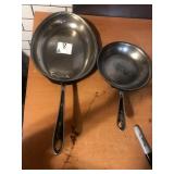 ASSORTED SS FRY PANS