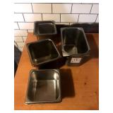 ASSORTED SIZE SS PANS