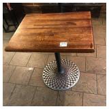 2 SEAT TABLES WITH ROUND BASE 29-1/2" X 24" X 30"