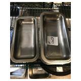 LOT OF 7 SS PANS 6" X 11" X 2"