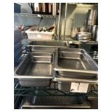 LOT OF 5 BAIN MARIE PANS