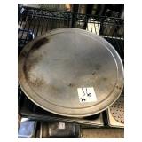 LOT OF 34 PIZZA TRAYS 16"