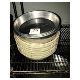 LOT OF 12 PLATE COVERS