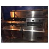 IMPERIAL 6 BURNER RANGE RAISED GRIDDLE 2 OVENS