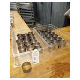 LOT OF 34 ROUND SS FORMS 3"