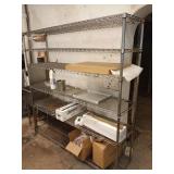 METRO RACK WITH CONTENTS