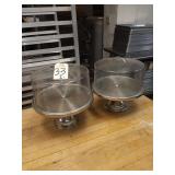 SS CAKE STANDS WITH LIDS