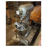 HOBART 20 QT MIXER WITH ATTACHMENTS & SS STAND
