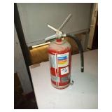 RED FIRE EXTINGUISHER