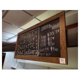 MENU BOARDS 24" X 48"