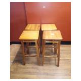WOOD STOOLS