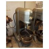 HOBART 80 QT MIXER WITH ATTACHMENTS - SQUARE LEGS