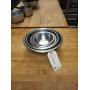 LOT OF 12 SS BOWLS 6" TO 12"