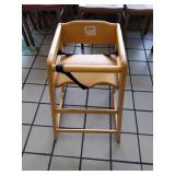 WOODEN HIGH CHAIR
