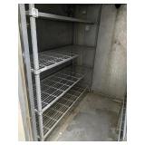 GRAY COATED METRO RACKS - RACKS ONLY NO CONTENTS