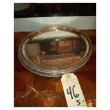 14" SILVER PLATED TRAYS