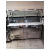 5 FT SELF CONTAINED BAIN MARIE SANDWICH SALAD PREP