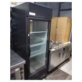 NEW TRUE SELF CONTAINED 1 GLASS DOOR REFRIGERATOR