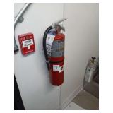RED FIRE EXTINGUISHER