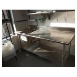 SS SINK / COUNTER / TABLE 72" X 30"
