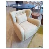 PLUSH FABRIC CHAIRS 31" X 32"