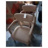 ARM CHAIRS PEACH COLOR