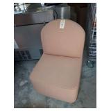 ARMLESS CHAIR PEACH COLOR