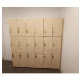 SET OF LOCKERS