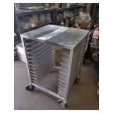 HALF SIZE PAN RACK ON WHEELS