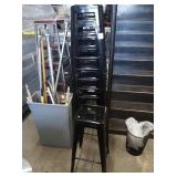 BACKLESS METAL STOOLS