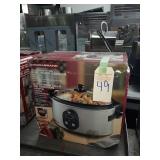 NEW DURABRAND 5 QT SS SLOW COOKER