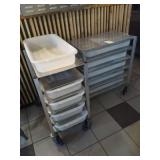 CARTS WITH BINS 26" X 16" X 30" TALL