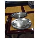 LOT OF 12 SS TRAYS