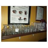 LOT ASSORTED GLASSES