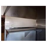 SS SHELF 60" X 19" WITH 2 CHECK HOLDERS