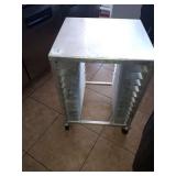HALF SIZE PAN RACK ON WHEELS